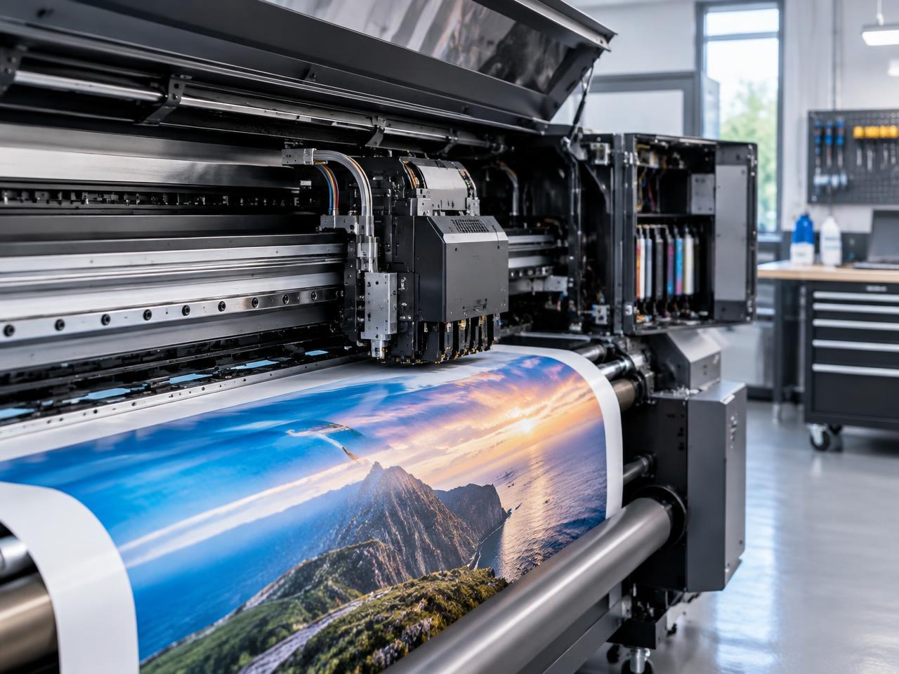 Plotter de grande formato em impressão e assistência técnica